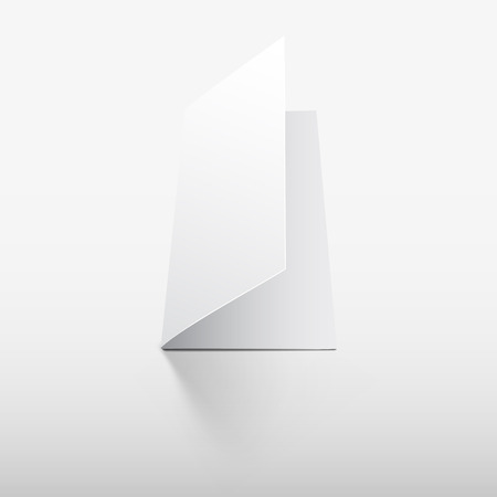 Blank empty magazine or book or template on a gray background. vectorのイラスト素材