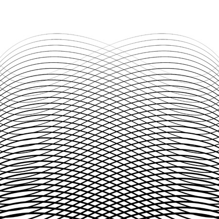 Abstract Halftone Backgrounds. From Lines and Wavesのイラスト素材