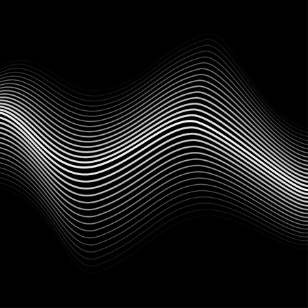 Abstract halftone effect background with linear structureのイラスト素材