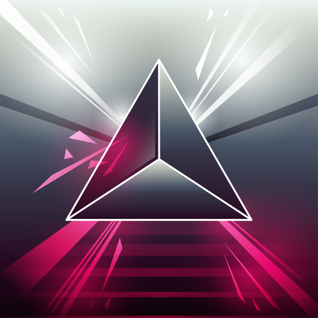 Abstract background with Triangle.のイラスト素材