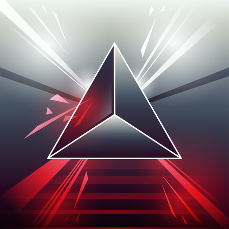 Abstract background with Triangle.のイラスト素材