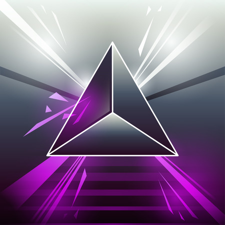 Abstract background with Triangle.のイラスト素材