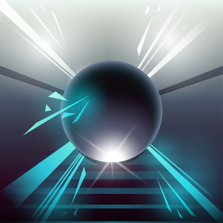 Abstract background with Sphere.のイラスト素材