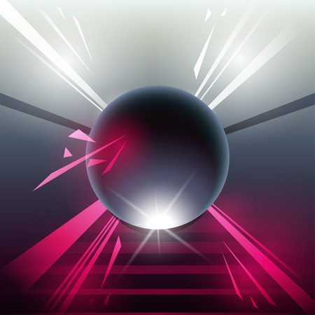 Abstract background with Sphere.のイラスト素材
