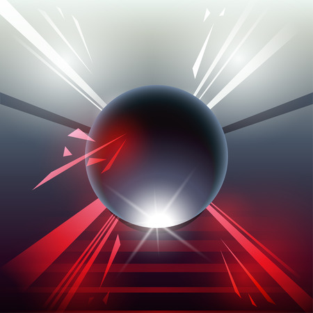 Abstract background with Sphere.のイラスト素材