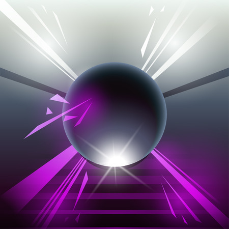 Abstract background with Sphere.のイラスト素材