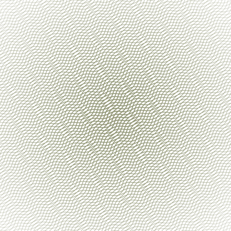 Green background. Waves Guilloche. The protective layer for banknotes, diplomas and certificates.のイラスト素材