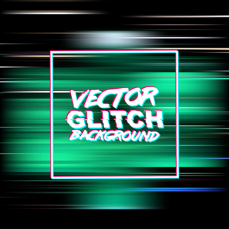 glitch background. Digital image data distortion. Corrupted image file. Colorful abstract background for your designs. Glitch effect background ready for your design.のイラスト素材