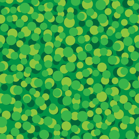 Seamless Pattern of Randomly Scattered Dots of Various Sizes and Shades of Fresh Green Color. Ready for your design. Vector Illustration.のイラスト素材