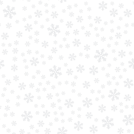 Holidays winter seamless pattern with Snowflakes. Abstract print ornament. Repeating background texture. Fabric design. Ready for your design. Vector Illustration.のイラスト素材