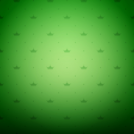 Vintage ornament green background wallpaper. Ready for your design. Vector Illustration.のイラスト素材