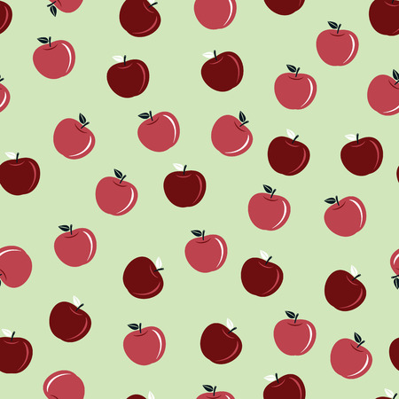 vector red applesのイラスト素材