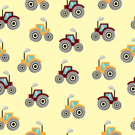 vector, agriculture, tractor, icon, harvestのイラスト素材