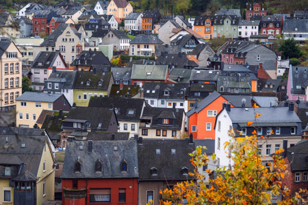 Colorful houses in the old town of Idar-Obersteinの写真素材
