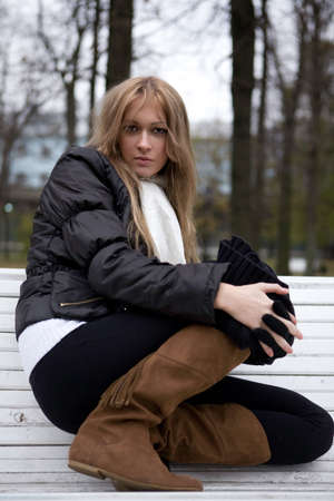Portrait of an attractive modelの写真素材