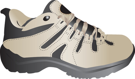 Running shoeのイラスト素材
