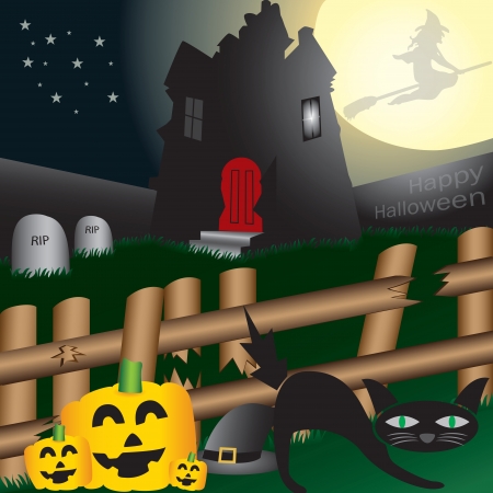 Halloween illustrationのイラスト素材