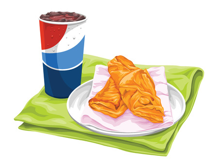 Illustration of fresh pastries のイラスト素材