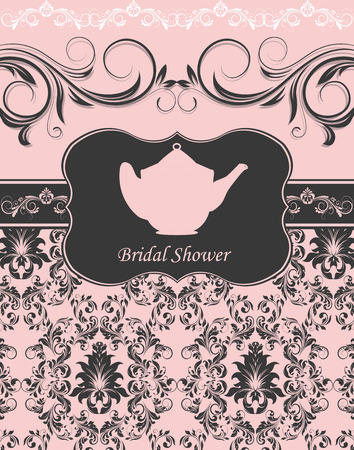 Bridal shower invitationのイラスト素材