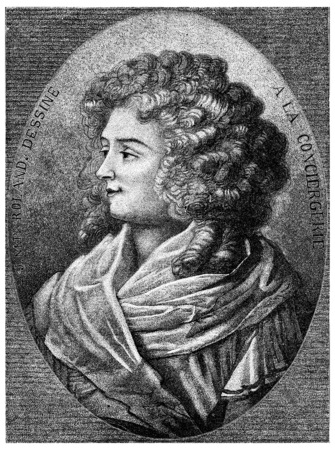 Portrait of Madame Roland, vintage engraved illustration.の写真素材