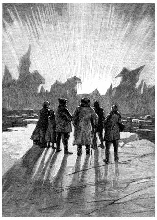It was a wonder, vintage engraved illustration. Jules Verne Cesar Cascabel, 1890.の写真素材