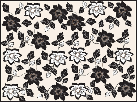 Spring floral background with place for your textのイラスト素材