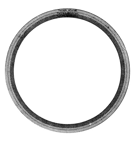 First deposited on land primitive mineral globe after cooling, vintage engraved illustration. Earth before man â 1886.のイラスト素材