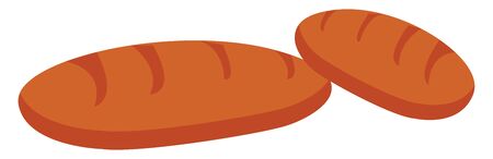 Freshly baked breads vector illustration のイラスト素材