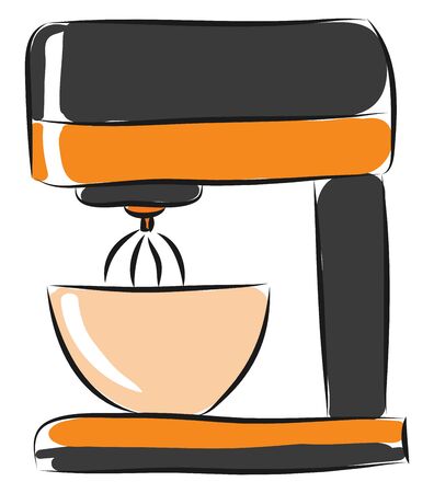 Table mixer illustration vector on white background のイラスト素材