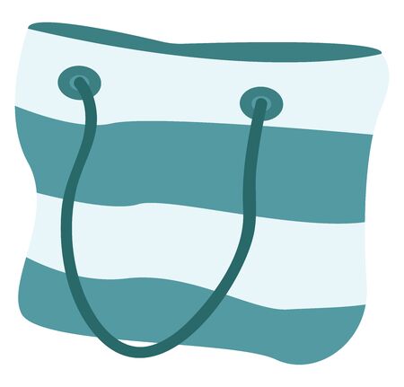 Bag for shopping, illustration, vector on white background.のイラスト素材