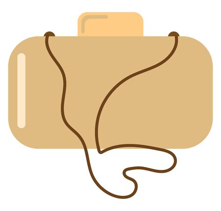 Minaudiere, illustration, vector on white background.のイラスト素材