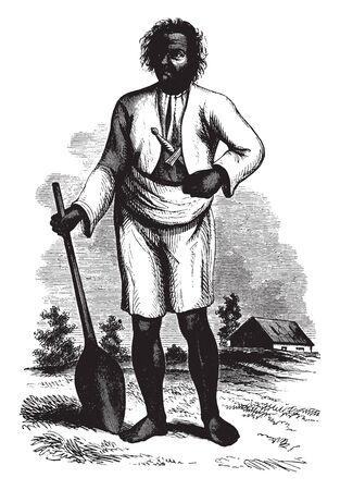 Malay Ethnicity which is a male human of the Malay ethnicity, vintage line drawing or engraving illustration.のイラスト素材