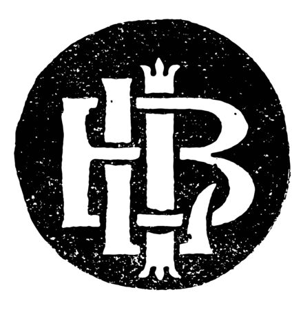 This illustration represents The Union Label for hotel employees, vintage line drawing or engraving illustration.のイラスト素材