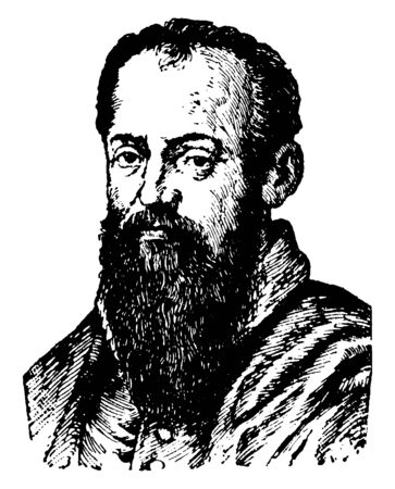 Sir Henry (Harry) VaneGiorgio Vasari, 1512-1574, he was an Italian painter and architect, vintage line drawing or engraving illustrationのイラスト素材