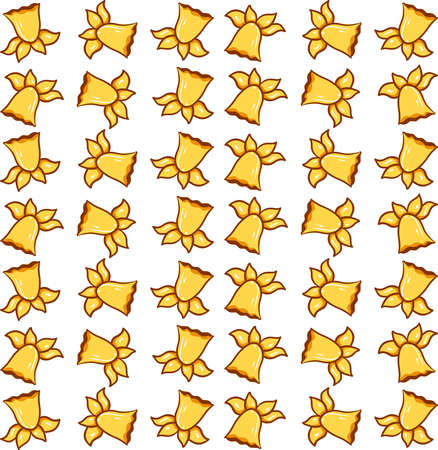 Daffodil flower, illustration, vector on white background.のイラスト素材
