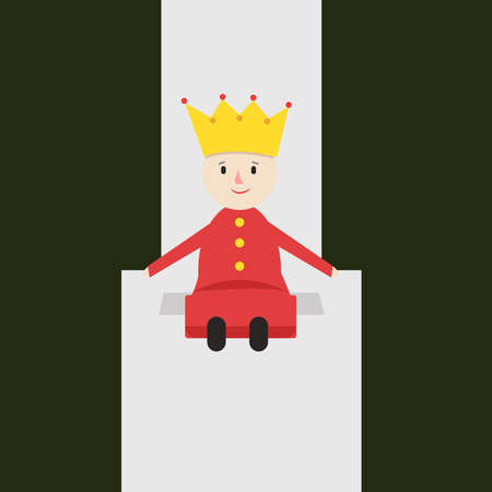 Little king, illustrationのイラスト素材