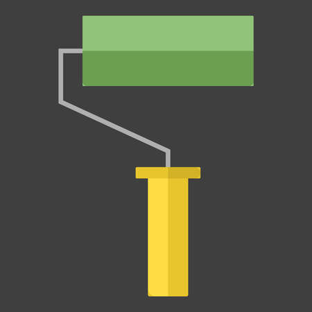 Painting roller, illustrationのイラスト素材