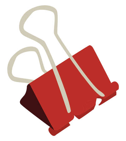 Clothes peg, illustration, vector on white background.のイラスト素材