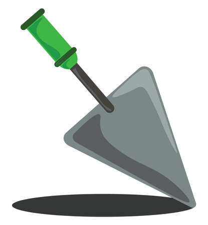 Putty knife, illustration, vector on white background.のイラスト素材