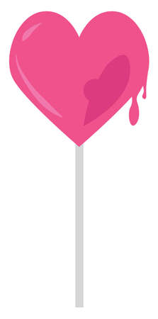Chupa chups, illustration, vector on white background.のイラスト素材