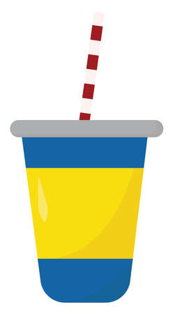 Soda drink, illustration, vector on white background.のイラスト素材