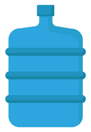 Big bottle, illustration, vector on white background.のイラスト素材