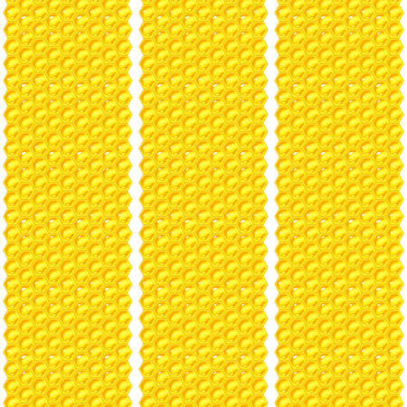Honeycomb pattern, illustration, vector on white background.のイラスト素材