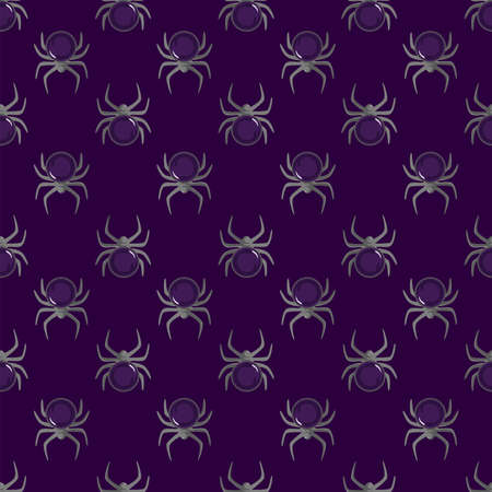 Spider pattern, illustration, vector on white background.のイラスト素材
