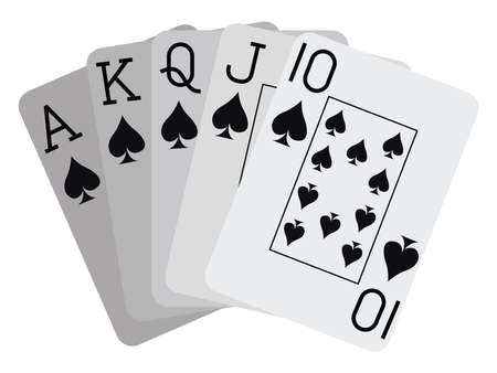 Royal flash, illustration, vector on white background.のイラスト素材