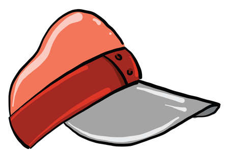 Cap for children, illustration, vector on white backgroundのイラスト素材