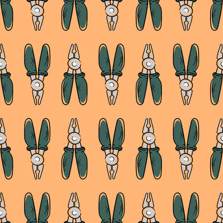 Pilers pattern, illustration, vector on white backgroundのイラスト素材