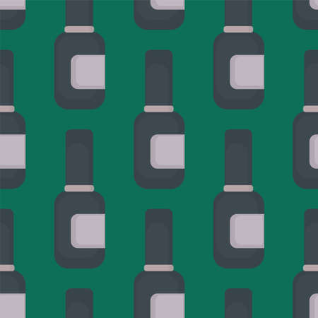 Nail manicure pattern , illustration, vector on white backgroundのイラスト素材