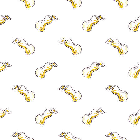 Burning white candle ,seamless pattern on white background.のイラスト素材