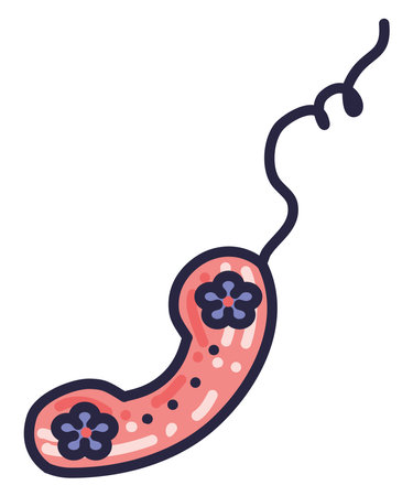 Old telephone, illustration, vector on white backgroundのイラスト素材